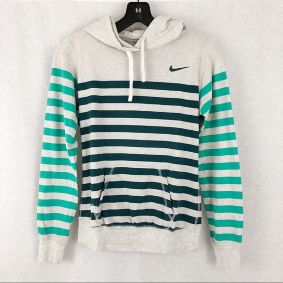 Nike Tops - Nike Striped Jersey Hoodie